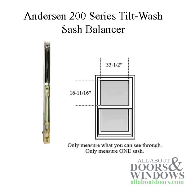 Andersen 200 Series Tilt-Wash Double Hung Sash Balancer - M936