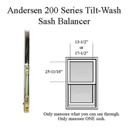 Andersen 200 Series Tilt-Wash Double Hung Sash Balancer - M650