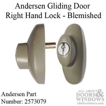 Andersen Right Hand Exterior Tribeca Lock with Keys for Fren