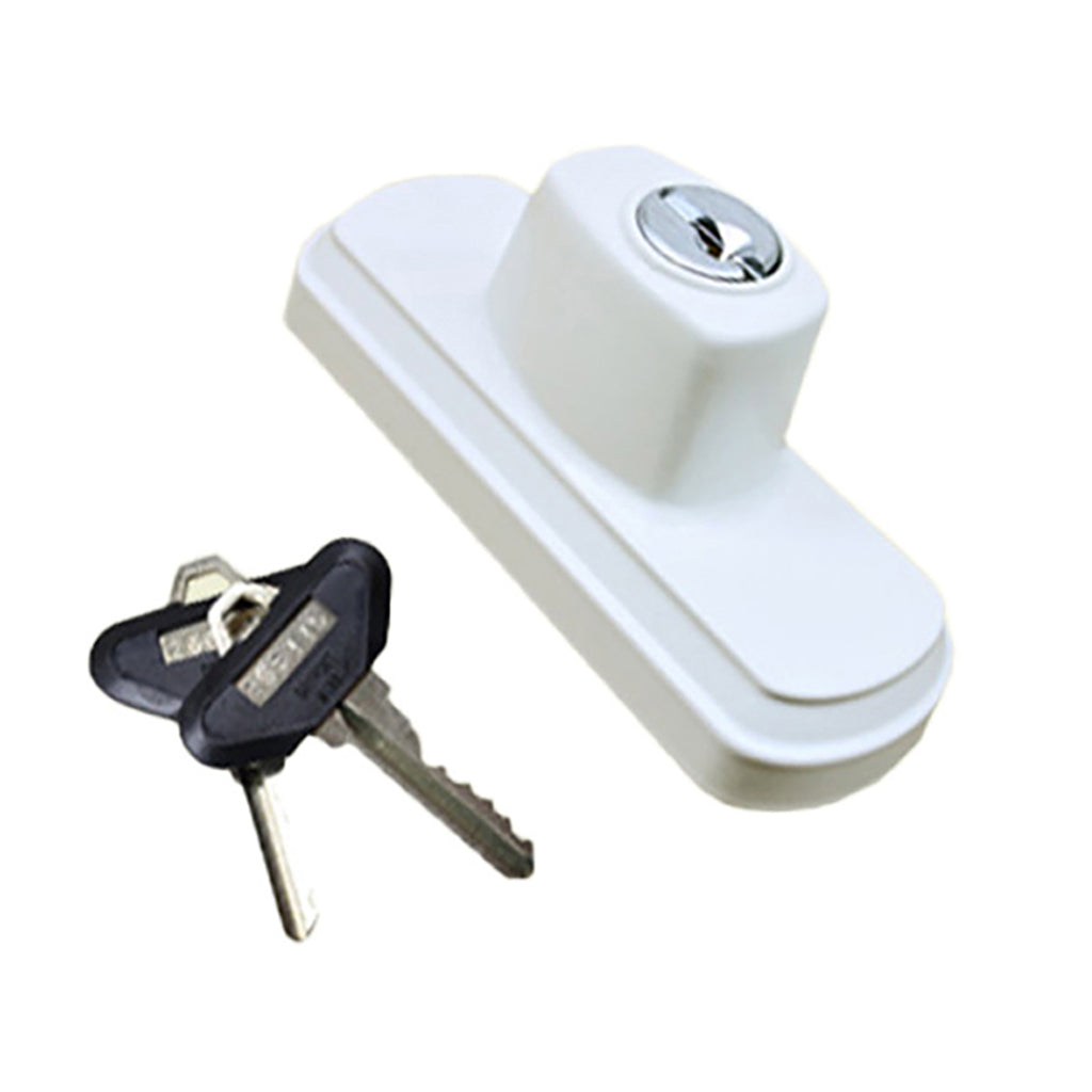 Andersen Gliding Door Albany Exterior Lock Assembly w/ Keys - Keyed Alike, Right Hand - White