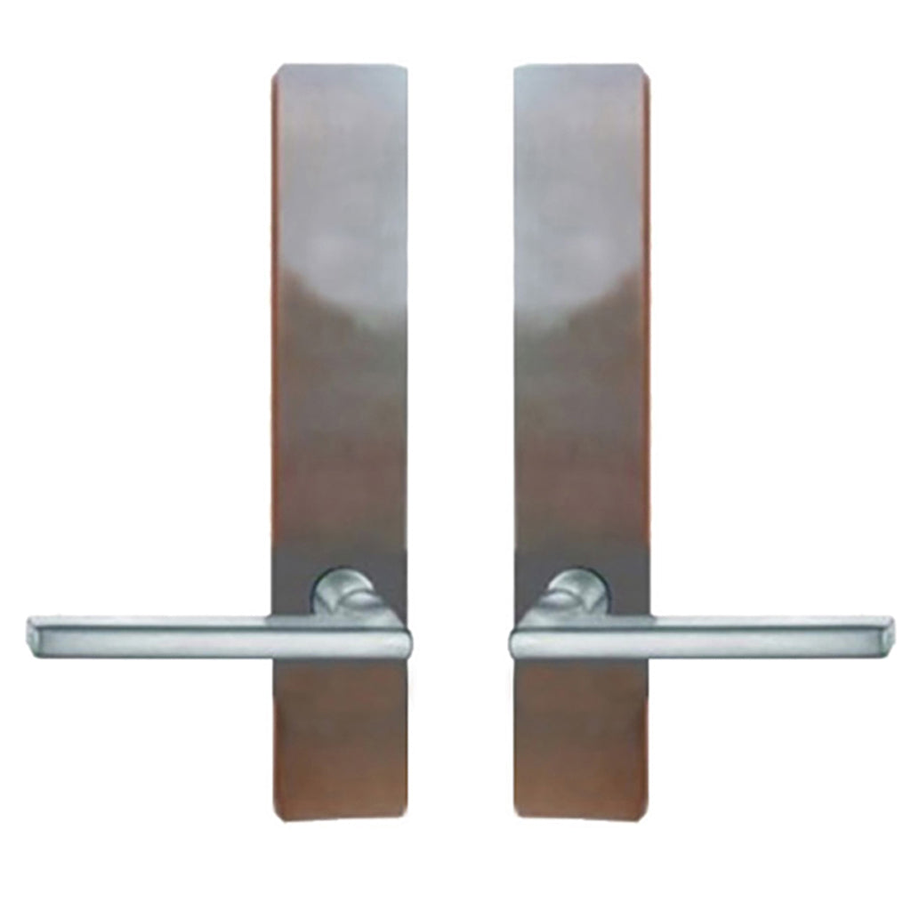 Andersen FSB 1035 Non Keyed Complete Trim Set for Double Door - Stainless Steel
