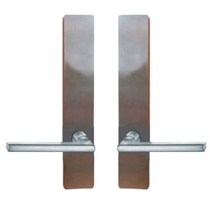 Andersen FSB 1035 Non Keyed Complete Trim Set for Double Door - Stainless Steel