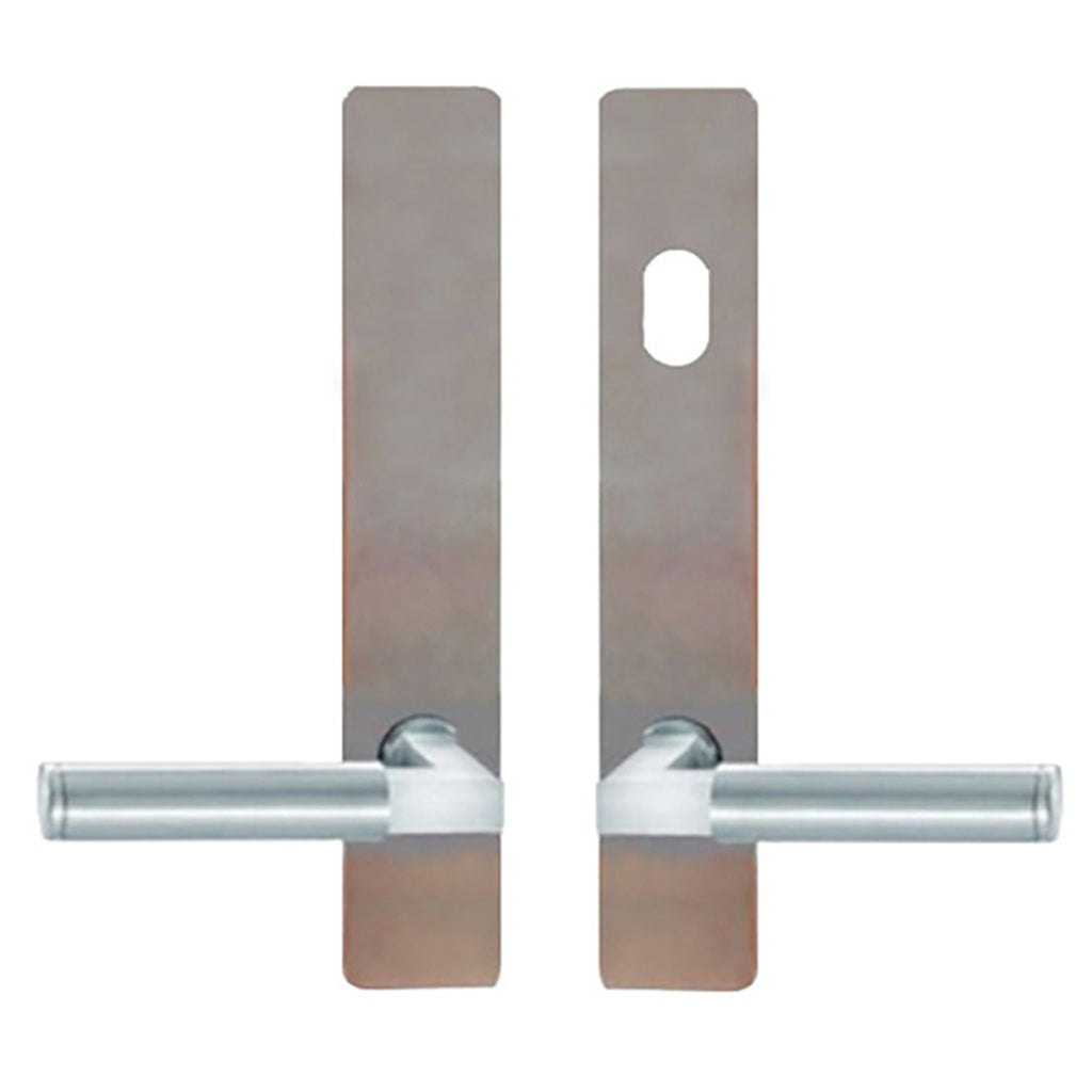 Andersen FSB 1102 Complete Keyed Trim Set for Double Door - Stainless Steel