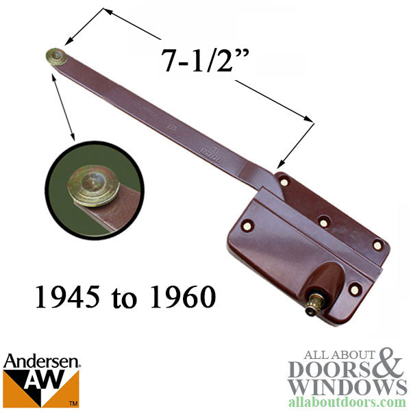 Andersen Casement Operator, 7-1/2" arm, LH