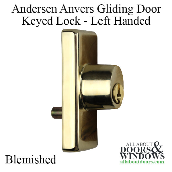 Blemished - Andersen Window-Frenchwood Gliding Door-Keyed Lock, Anvers-L