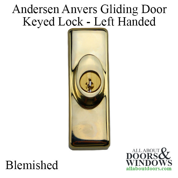 Blemished - Andersen Window-Frenchwood Gliding Door-Keyed Lock, Anvers-L