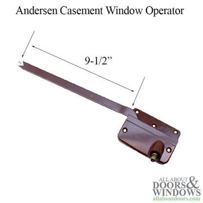 Blemished - Andersen 7073B Operator NO Handle 9-1/2 Inch Arm Square Shoe