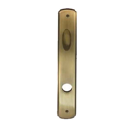Newbury Escutcheon Trim Plate, Active Interior Panel, Andersen Hinged Door - Antique Brass
