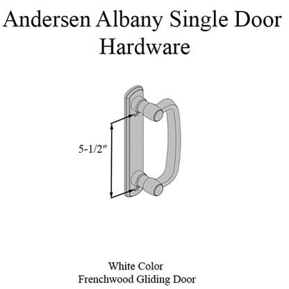 Andersen Frenchwood Gliding Door Trim Hardware, Albany, 2 Pa