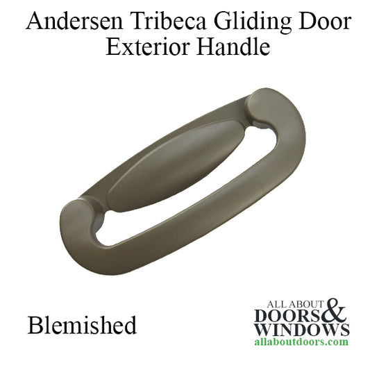 Blemished - Andersen Perma-Shield Gliding Door - Handle - Tribeca - Ext