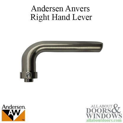 Andersen Anvers Handle, Right Hand - Satin Nickel