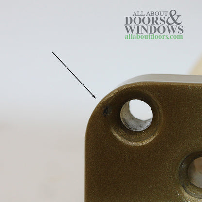 Blemished Andersen 1992-2005 Frenchwood Door Hinge, Right Hand - Gold Tone