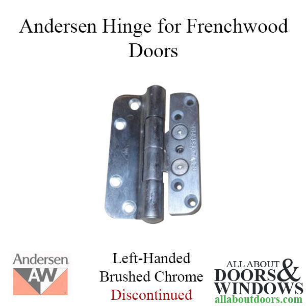Blemished Andersen 1992-2005 Hinge, Left Hand - Brushed Chrome