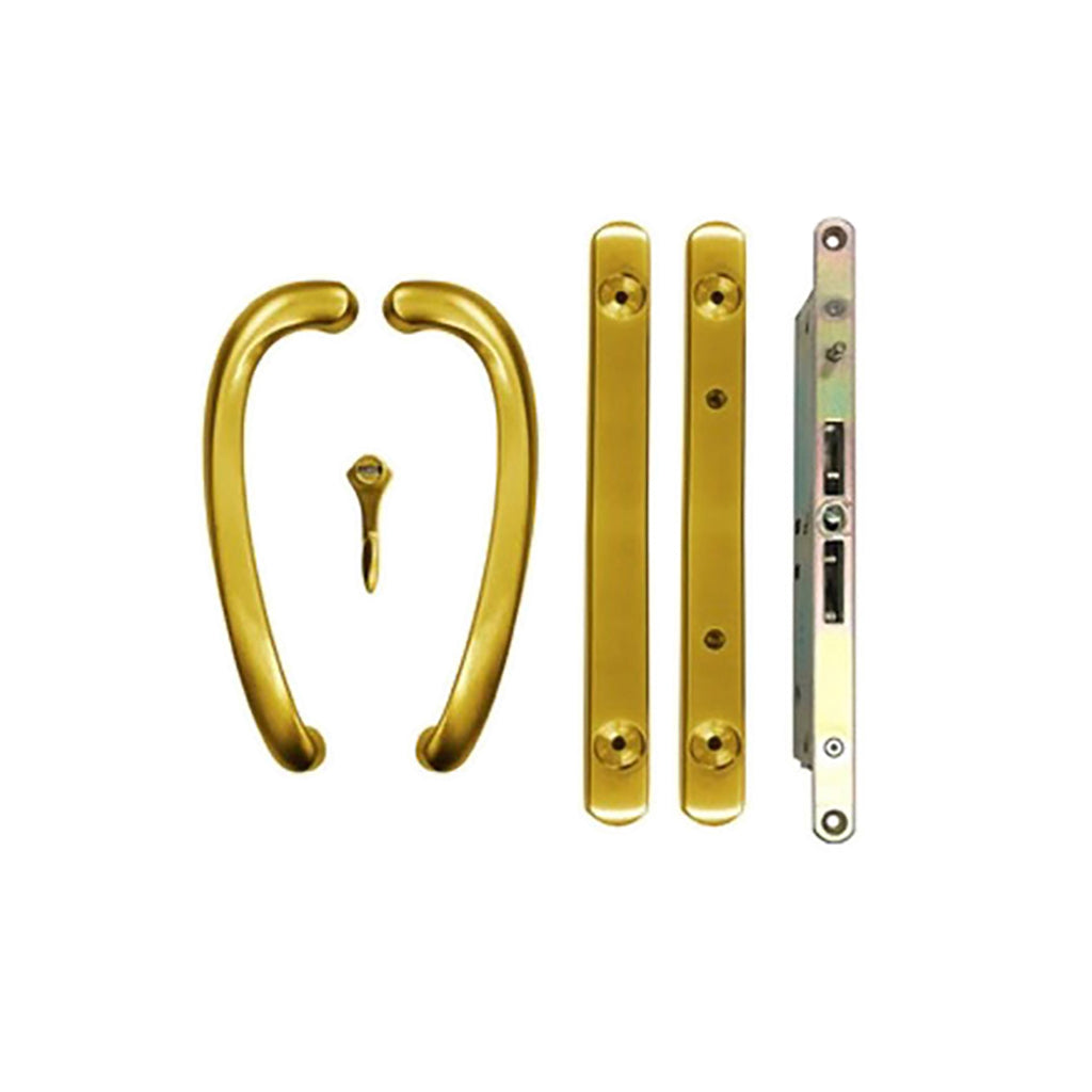 Andersen 100 Series Afton Sliding Door Handle - Bright Brass