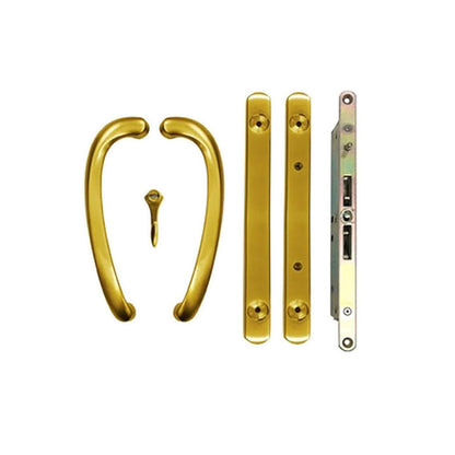 Andersen 100 Series Afton Sliding Door Handle - Bright Brass