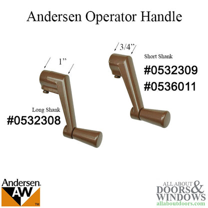 Andersen Operator Handle - Bronze