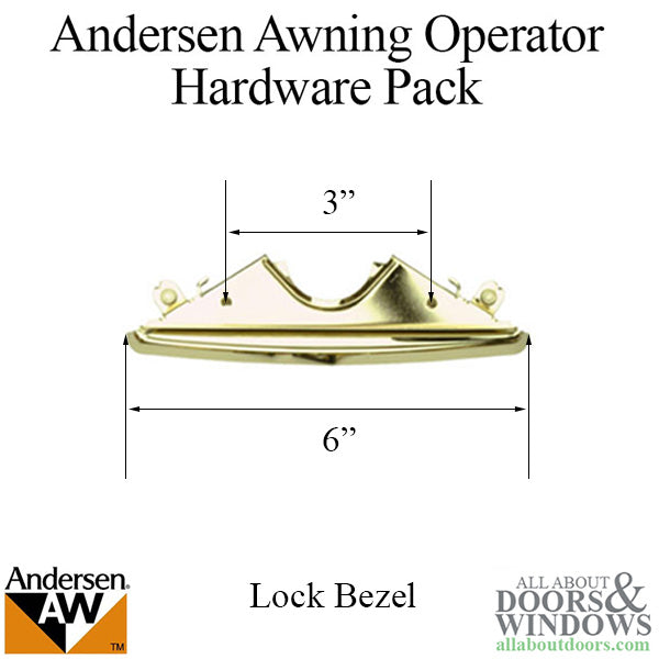 Andersen Awning Operator Hardware Pack, Estate Style