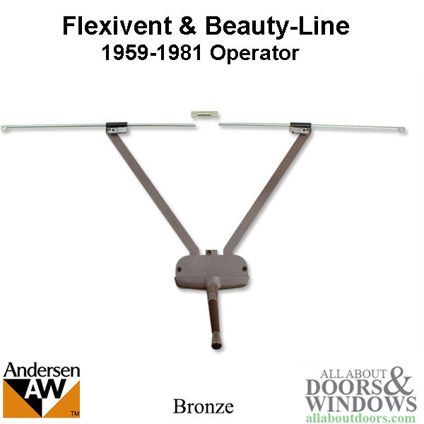 Andersen Awning Operator, Flexivent, Beauty-Line 12-3/8" Arm