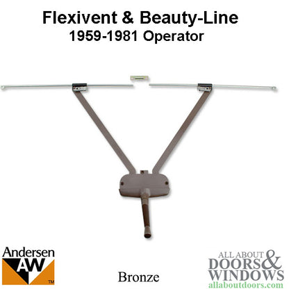 Andersen Awning Operator, Flexivent, Beauty-Line 12-3/8" Arm