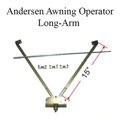 Andersen Awning Operator, A4-7082, Long Arm - Stone