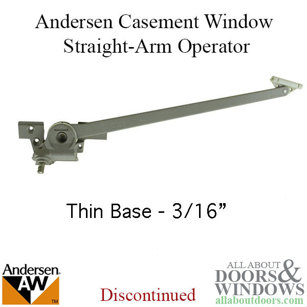 Unavailable- Andersen Operator, E-Z Casement, Straight Arm-