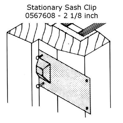 Andersen Primed Casement Windows, Sash Clips - Stationary -