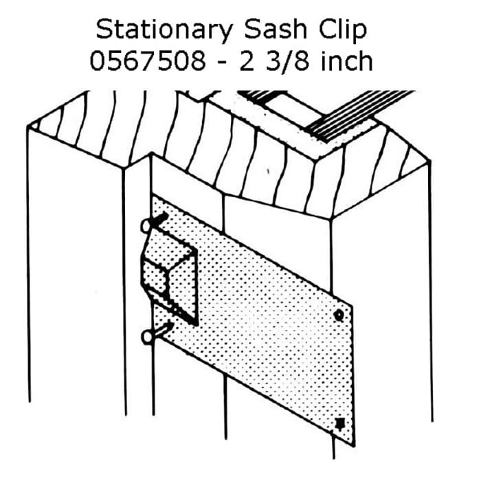 Andersen Primed Casement Windows, Sash Clips - Stationary -