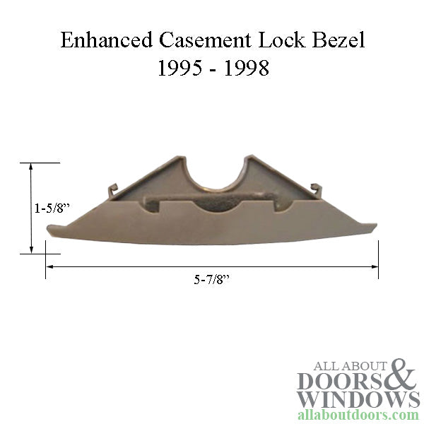 Andersen Enhanced Casement Lock Bezel - Stone