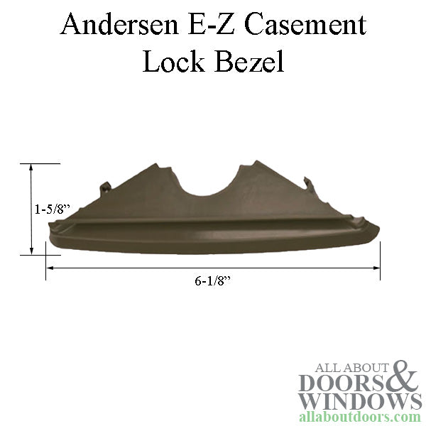 Andersen Lock Bezel, E-Z Casement - Stone