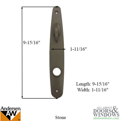 Plate, Escutcheon Andersen Tribeca , New Style - Stone