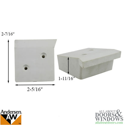 Door Bumper, Head Andersen 3 Panel