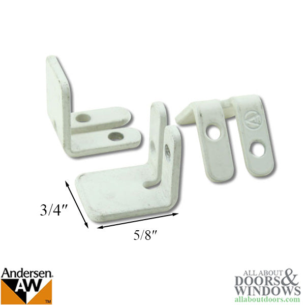 Andersen Panel Stop. 4 Panel Door - White