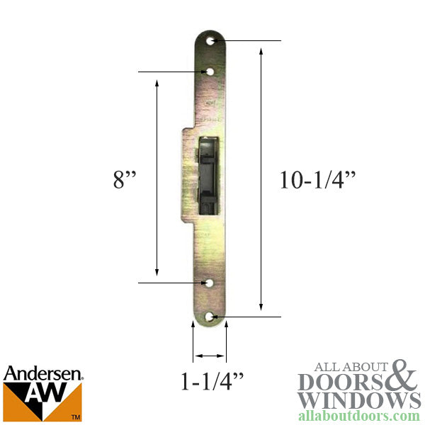 Andersen Latch Bolt Receiver with Blocker