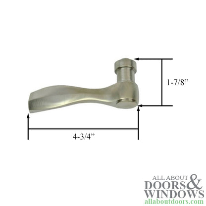 Andersen Newbury Estate Handle Only, Left Hand - Satin Nickel