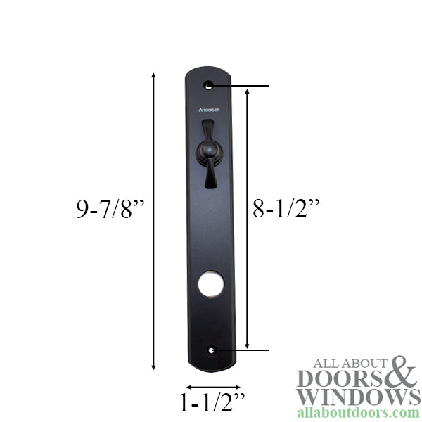 Andersen Escutcheon Plate - Interior - Albany - Black