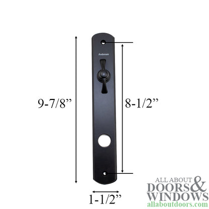 Andersen Escutcheon Plate - Interior - Albany - Black