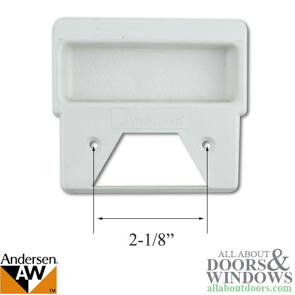 Andersen Inside Screen Door Handle - White