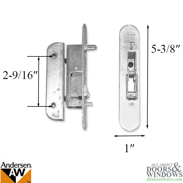 Latch Receiver, Andersen 4 Panel, REACHOUT LOCK