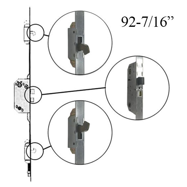 Andersen Multipoint Lock for A-Series Hinged Doors, 92-7/16", 2008-Present