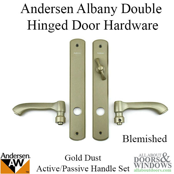 Andersen Albany Active / Passive Double Hinged Door Hardware - BLEMISHED