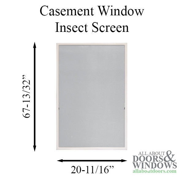 1345020 Andersen Casement Window Insect Screen C16 - White