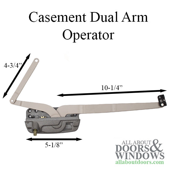 Andersen 100 Series Casement Dual arm Operator, Right Hand