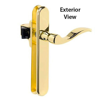 Storm Door Lever Handle Set Non Keyed No Deadbolt