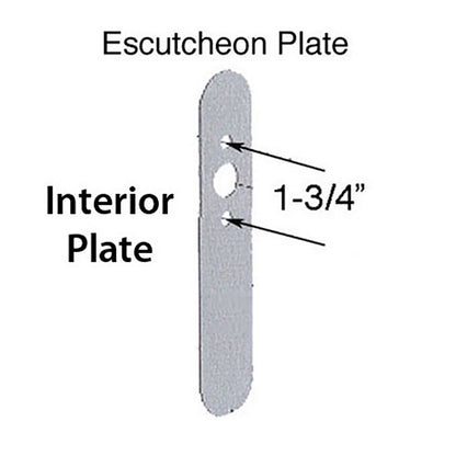 Storm Door Lever Handle Set Non Keyed No Deadbolt