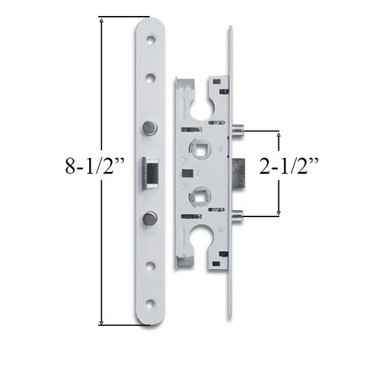 Pella 2 Point Bolt Mortise Lock Body, Storm Door - Tan