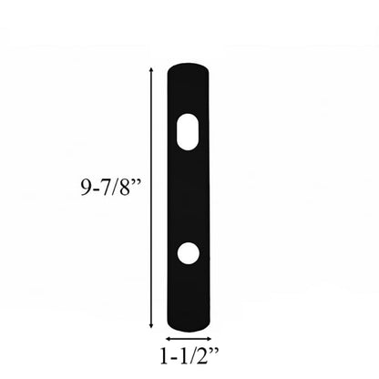 Andersen Albany Exterior Escutcheon Plate, Black - Blemished