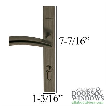 Andersen Storm Door Handle Brushed Dark Nickel