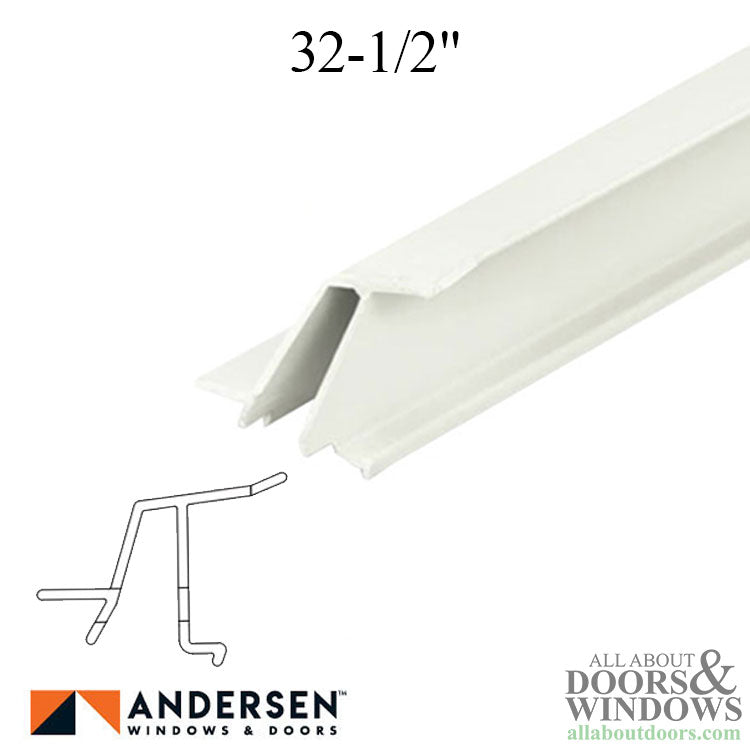 Andersen, Perma-Shield Awning / Casement Glazing Bead, 3/8", CP30, 32-1/2" Length, White
