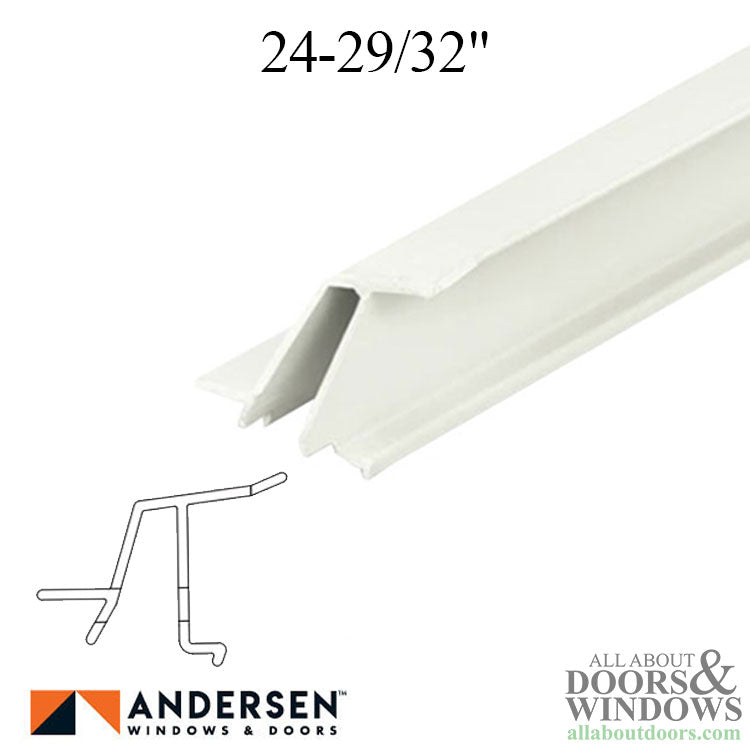 Andersen, Perma-Shield Awning / Casement Glazing Bead, 3/8", CW1, 24-29/32" Length, White
