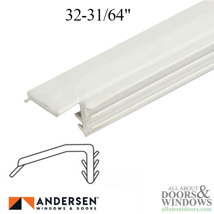 Andersen Casement and Picture Window Vinyl Bead for 1" Insulated Glass 32-31/64" - White